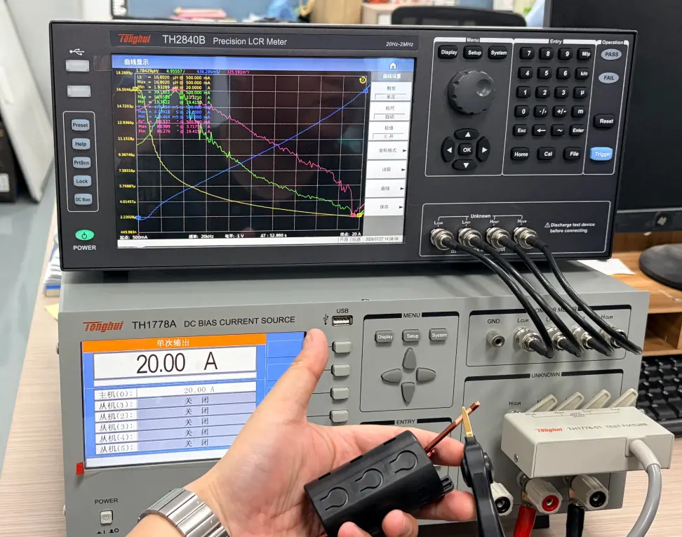 Gujing resolvi&oacute; el problema de saturaci&oacute;n de corriente del inductor de grado automotriz con optimizaci&oacute;n de devanado personalizada y pruebas profesionales